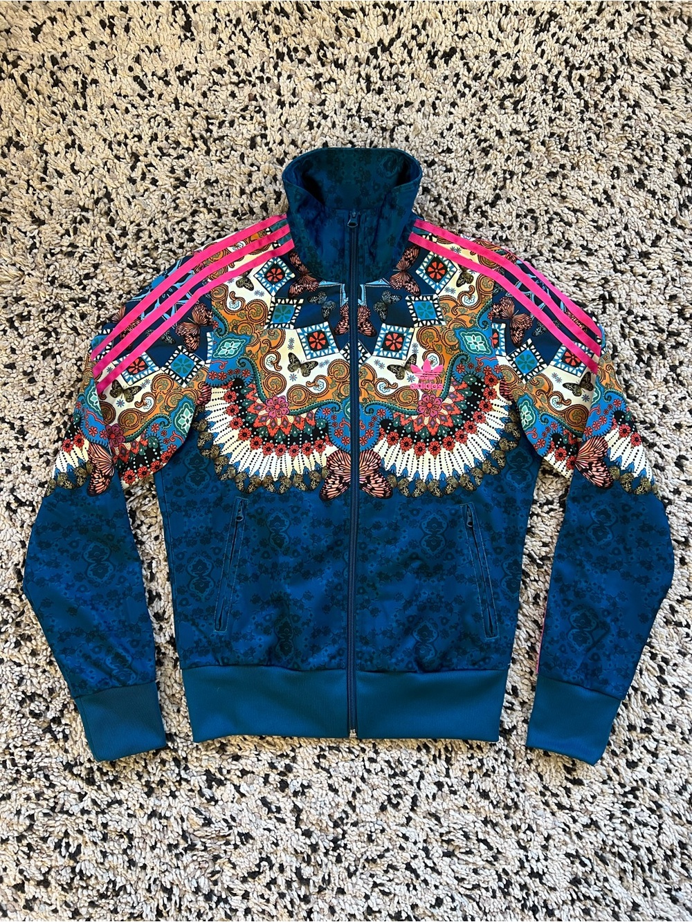 Adidas Originals x Farm Rio Borbomix Firebird Track Jacket Full Zip Womens Small